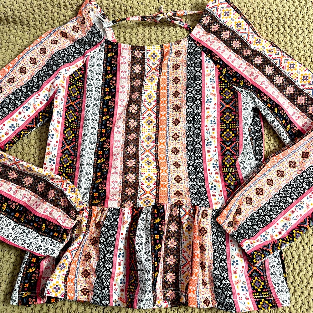 Girls peasant top